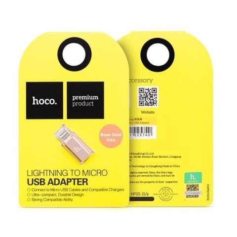 Hoco Адаптер Micro>Lightning