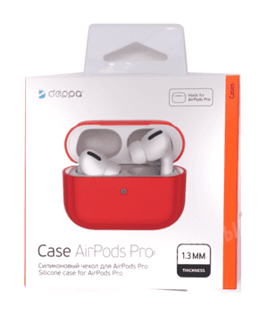 Deppa AirPods PRO (темно-красный)