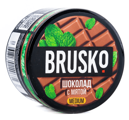 Main image of BRUSKO Шоколад с мятой, 250г (medium)