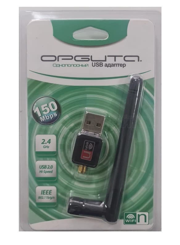 Main image of ORBITA Wi-Fi адаплер OT-PCK1 (WD-307), с антенной