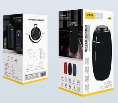 ASPOR A670  BT5.0, 10W/1500mAh, AUX/FM/MIC (красный)