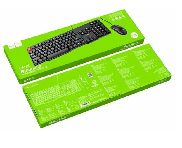 Hoco GM16 набор клава+мышь,  (черный)